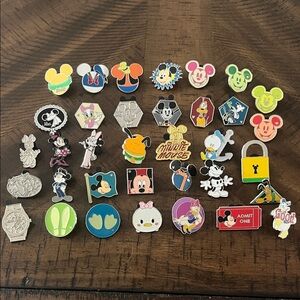 Mickey and Friends Pin Lot